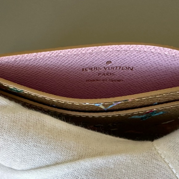 Louis Vuitton Limited Edition Garden Collection Metallic Gold Cardholder (NWOT) - Picture 3 of 12